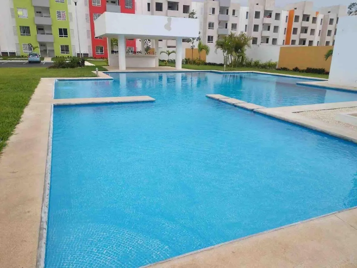 Apartment With A Shared Pool In A Condominium Playa del Carmen Mexico